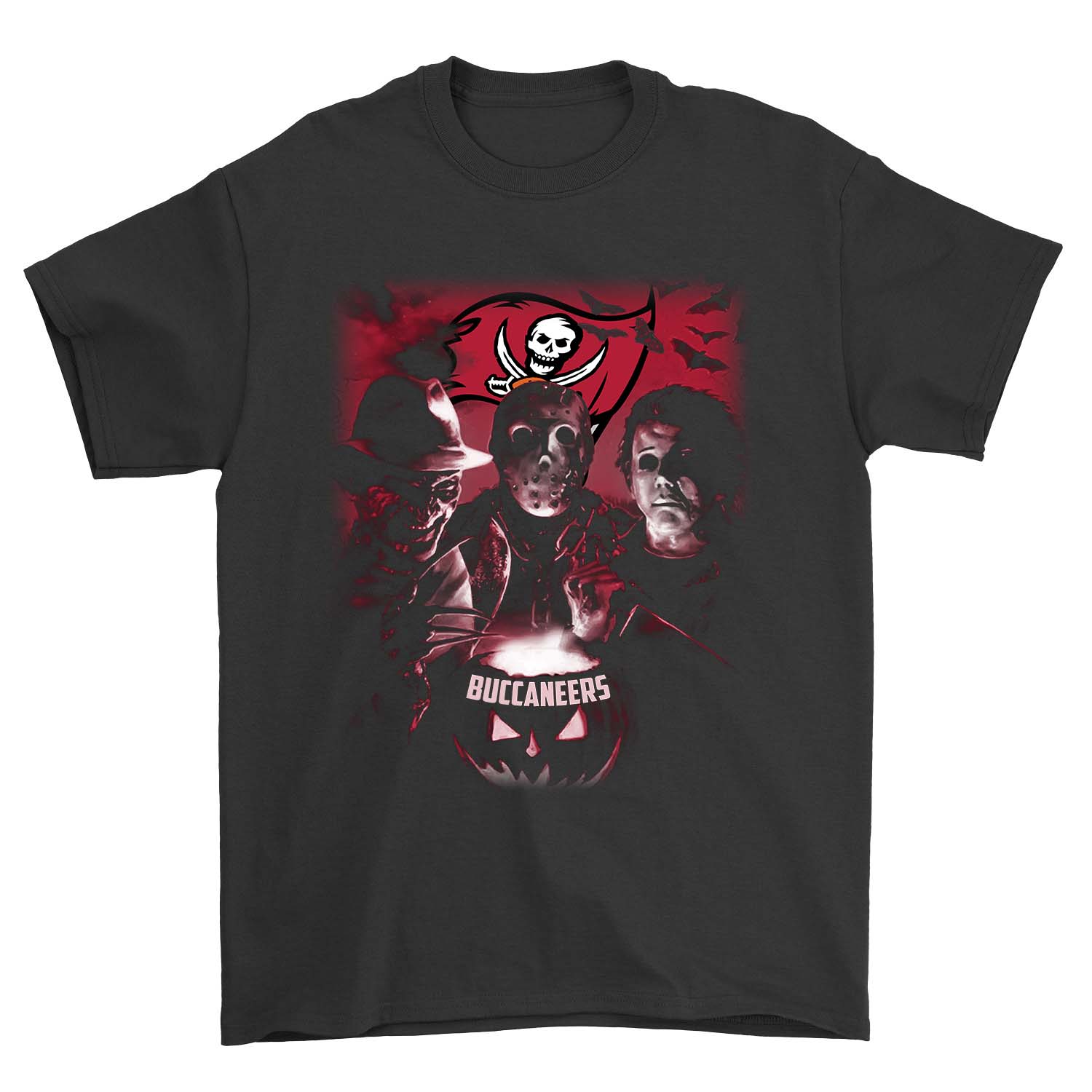 Tampa Bay Buccaneers "horror Icon" Crossover T-Shirt